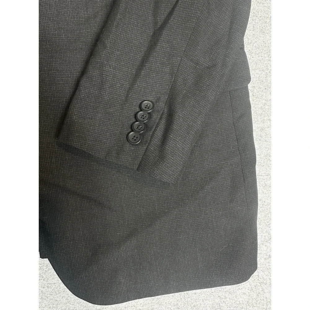 Banana Republic Blazer Mens‎ 44 Regular Charcoal Tailored Slim Fit Two Button